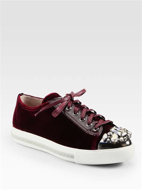 miu miu sneakers saks|Miu Miu Women's Shoes: Flats, Sneakers & More .